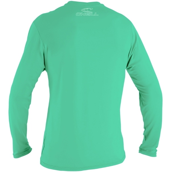 2026 O'Neill Youth Basic Skins Long Sleeve Rash Tee 4341 - Light Aqua